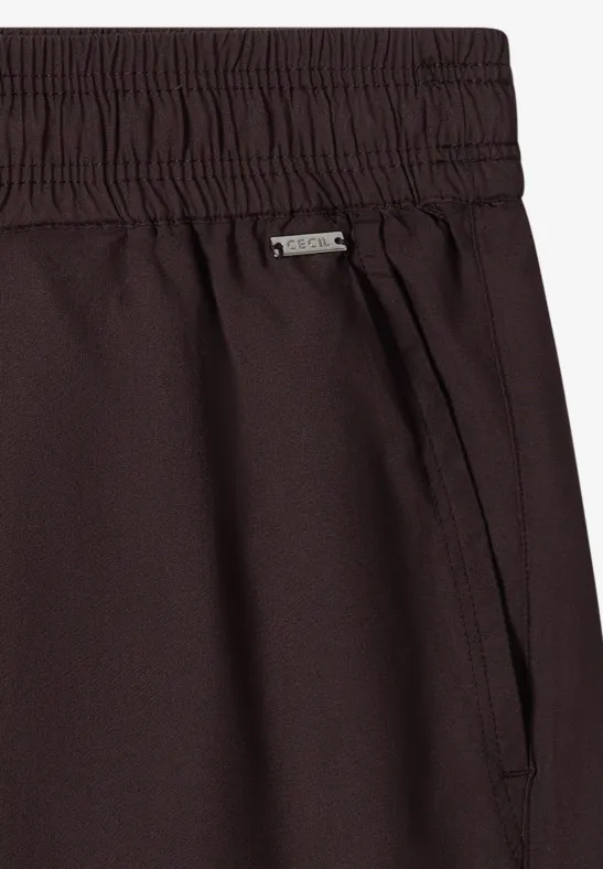 Weite High-Waist-Shorts