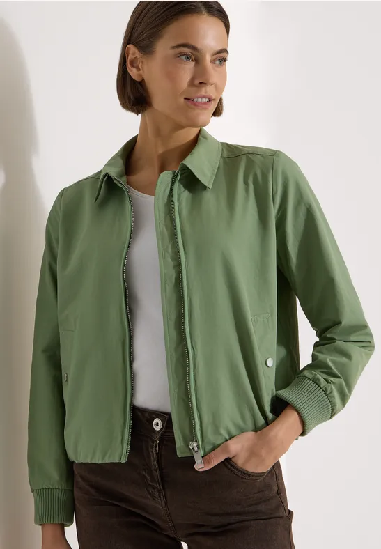 Lässiger Blouson mit Hemdkragen