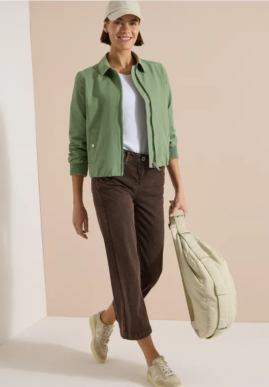 Lässiger Blouson mit Hemdkragen