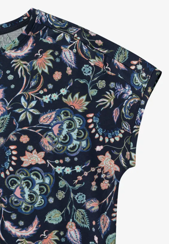 T-Shirt mit floralem Print