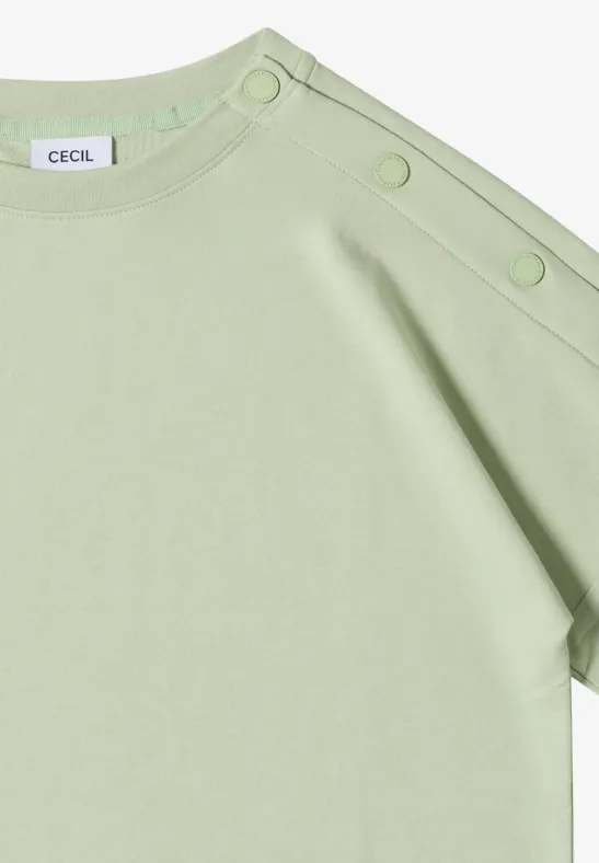 Lockeres Shirt mit überschnittenen Schultern