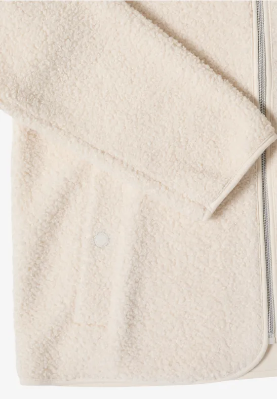 Gemütliche Teddy-Fleece-Jacke mit Kapuze