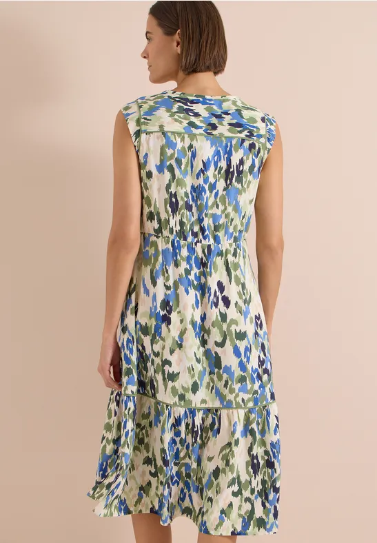 Midikleid mit Grafik-Print
