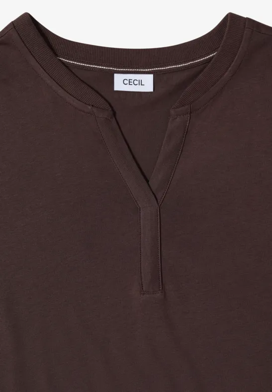 Kurzärmeliges Shirt im Tunika-Stil