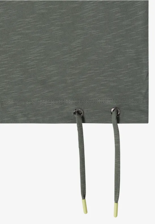 Lässiges 3/4-Arm-Shirt mit Tunnelzug