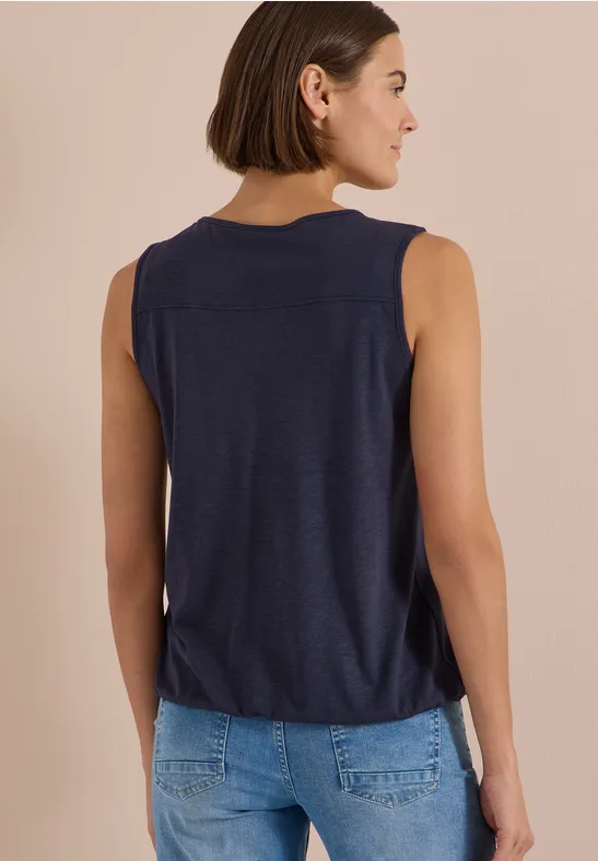 Weiches Jersey-Top mit Bändern