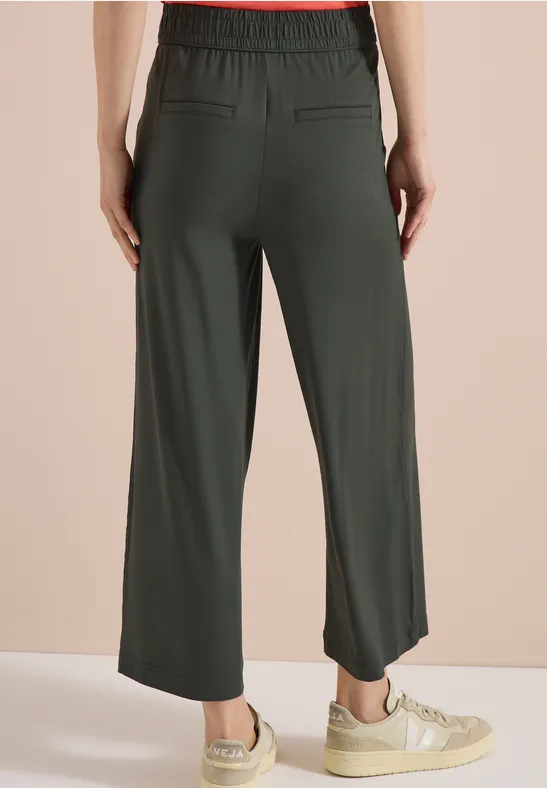 Loose Fit Wide Leg Jerseyhose