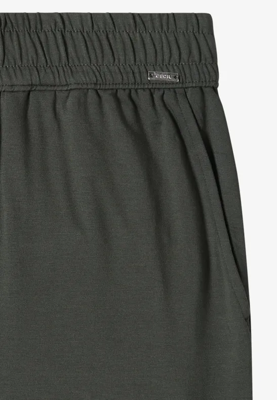 Loose Fit Wide Leg Jerseyhose