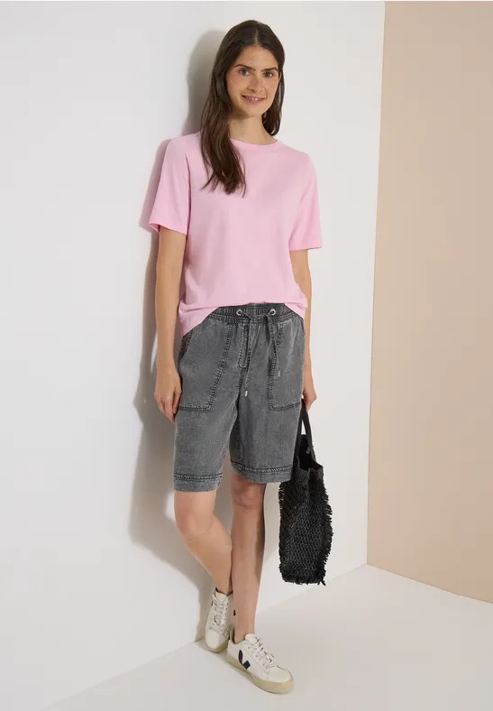 Weite Denim-Optik Loose Fit Shorts