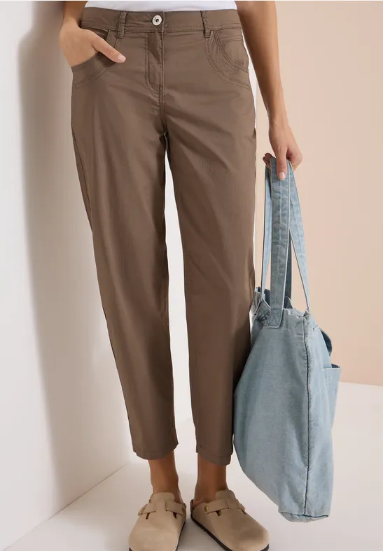 Barrel-Leg Hose mit mittlerer Bundhöhe
