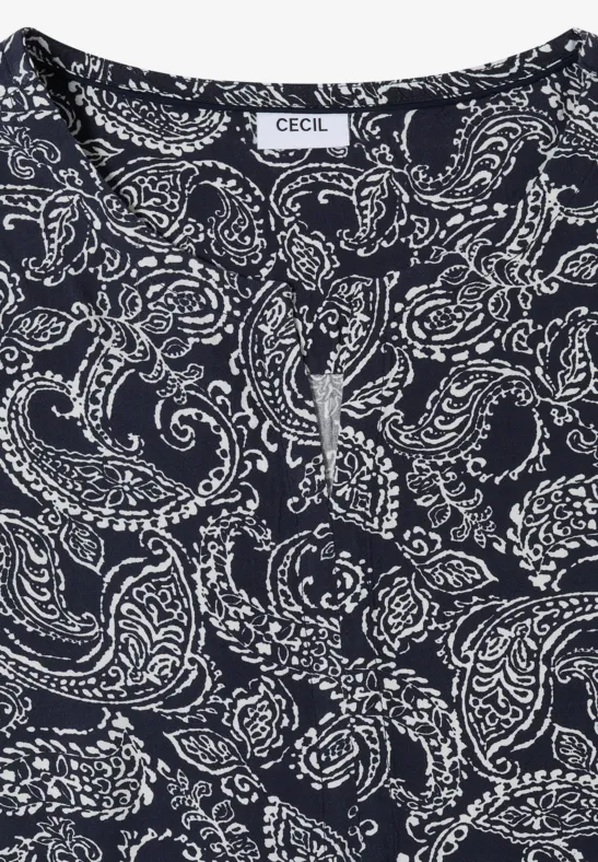 Luftiges Midikleid mit Paisley-Print