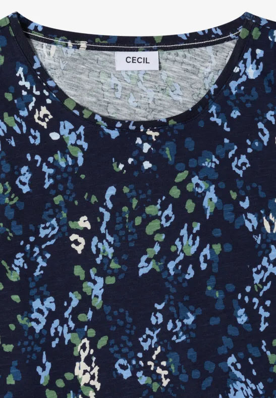 Bedrucktes T-Shirt aus Baumwolljersey