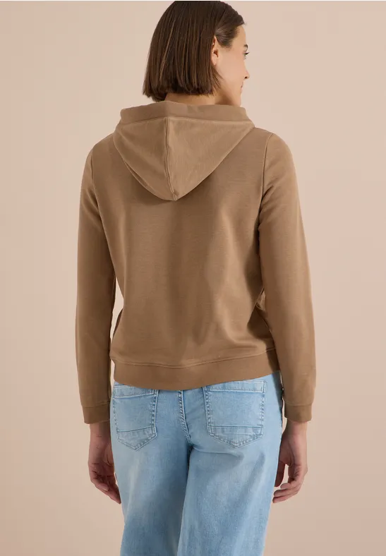 Sportliches Kapuzensweatshirt mit Grafikprint