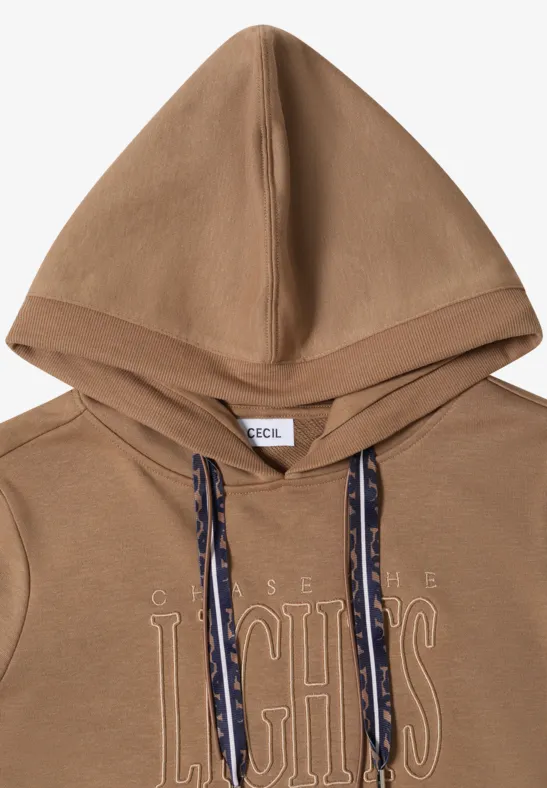 Sportliches Kapuzensweatshirt mit Grafikprint
