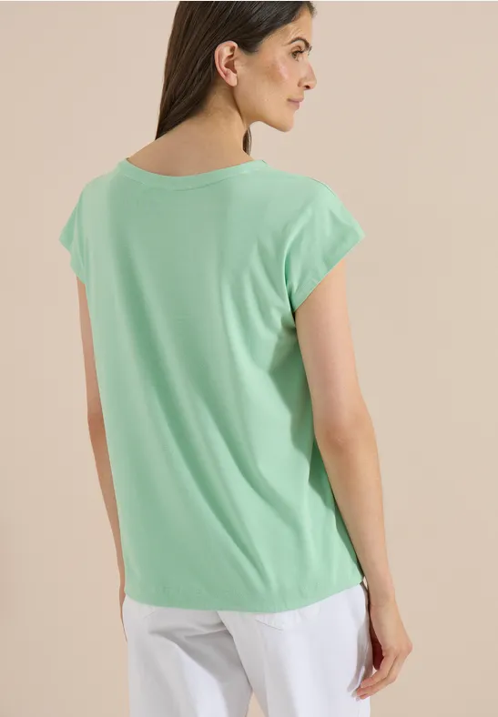 Lockeres Shirt mit Schulter-Cut-Outs