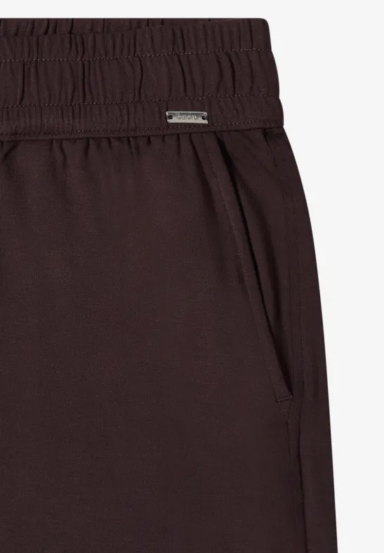 High-Waist Wide-Leg Jerseyhose