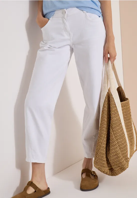 High-Waist Barrel-Leg-Jeans