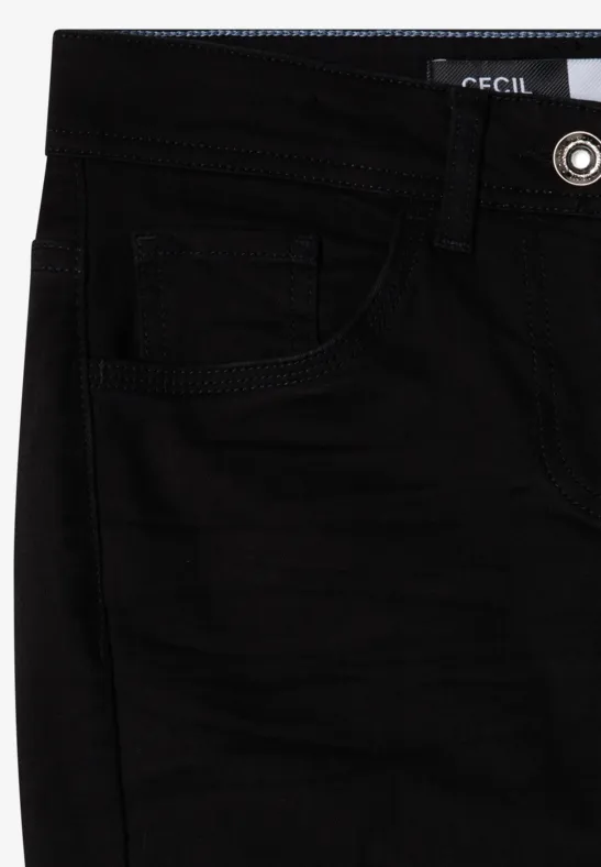High-Waist-Jeans mit schmalem Bein