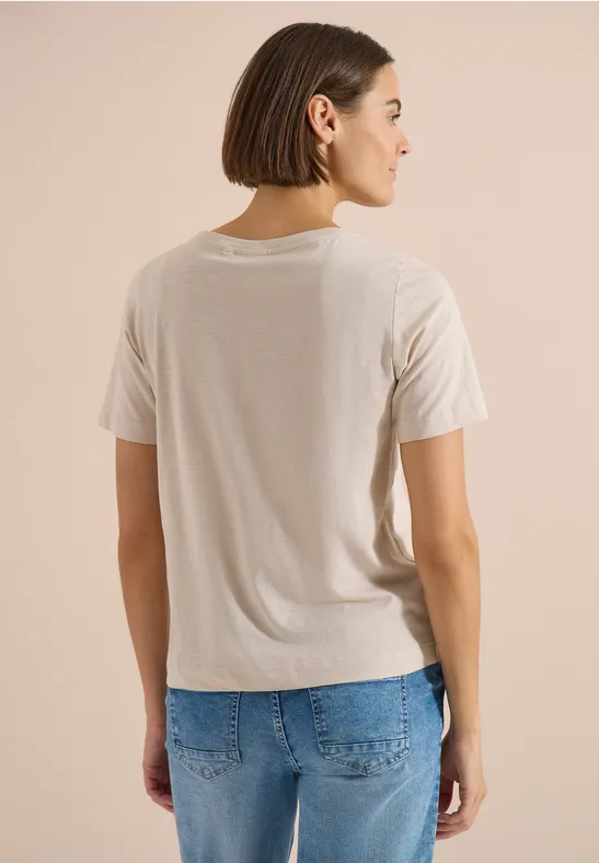 Jersey-Tee mit grafischem Print