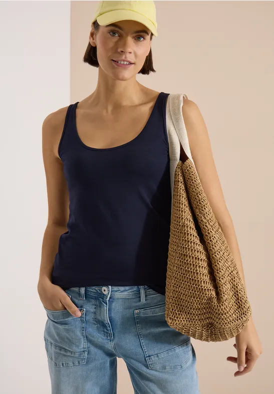 Vielseitiges Baumwoll-Mix Longtop