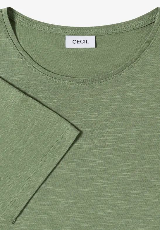 Weiches Baumwoll-Modal Slub-T-Shirt