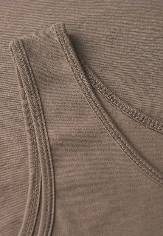 Essentielles Baumwoll-Tanktop mit Rundhalsausschnitt