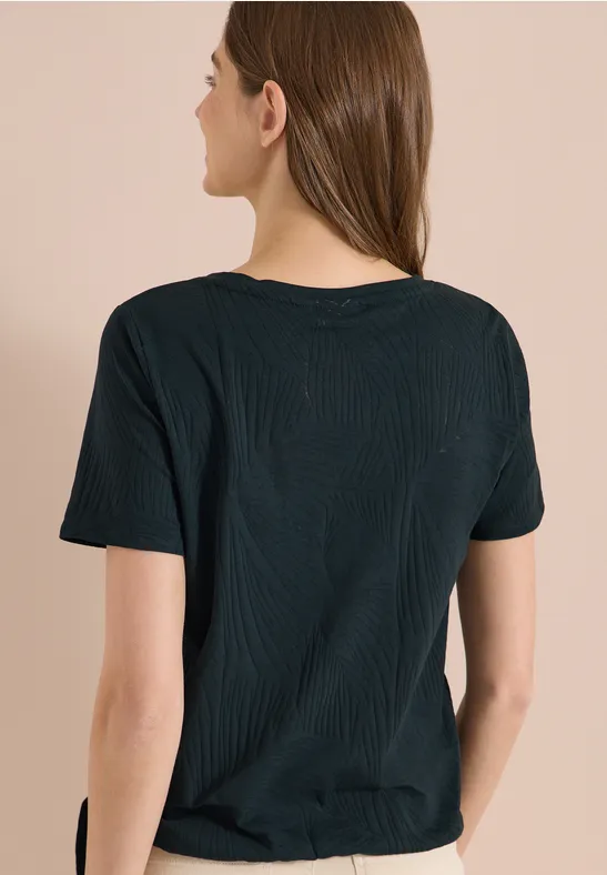 T-Shirt mit Ausbrenner-Effekt
