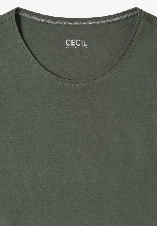 Minimalistisches T-Shirt mit Halbarmlänge