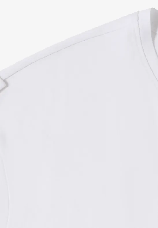 T-Shirt mit Turn-Up-Ärmeln
