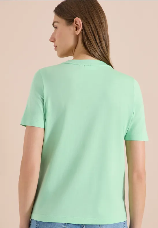 Jersey-Shirt mit abstraktem Grafikprint
