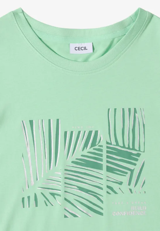 Jersey-Shirt mit abstraktem Grafikprint