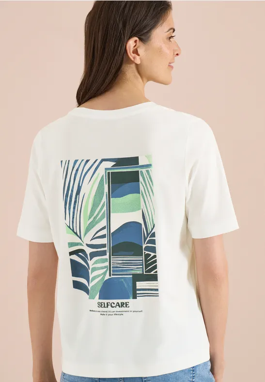 T-Shirt mit Grafik-Rückenprint
