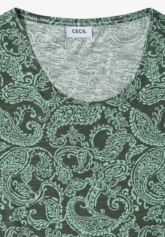 T-Shirt mit Paisley-Print