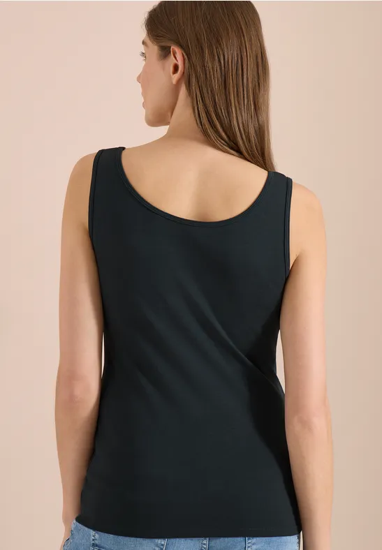Essenzielles Tanktop aus reiner Baumwolle