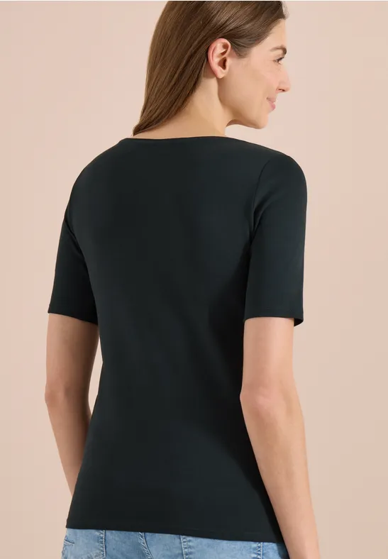 Kurzarm-T-Shirt mit Rundhalsausschnitt