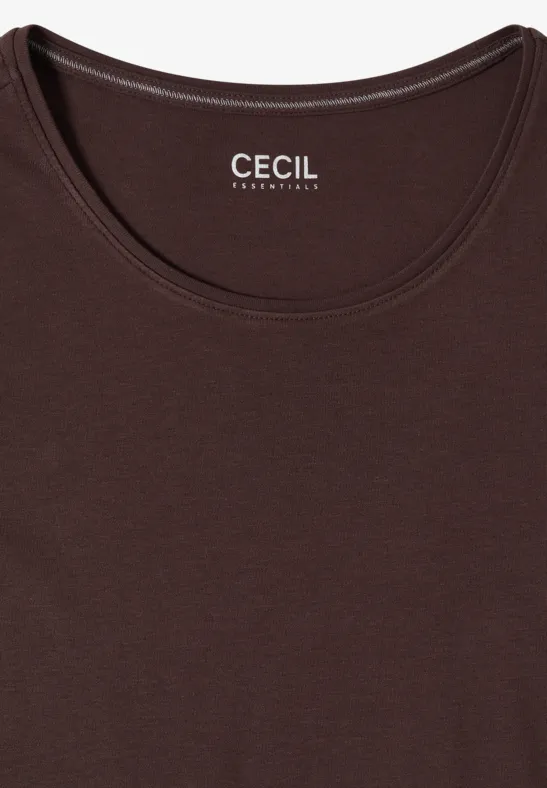 Klassisches T-Shirt mit Rundhalsausschnitt