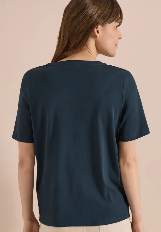 Kurzarmshirt im Tunika-Stil