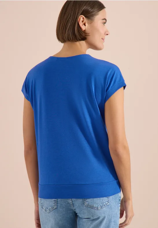 Weiches V-Shirt aus Modal-Mix