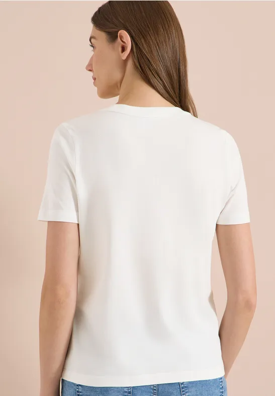 Jersey T-Shirt mit Grafikprint