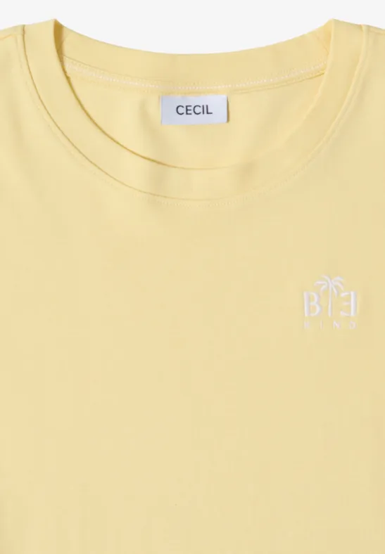Lässiges Baumwollshirt mit Print