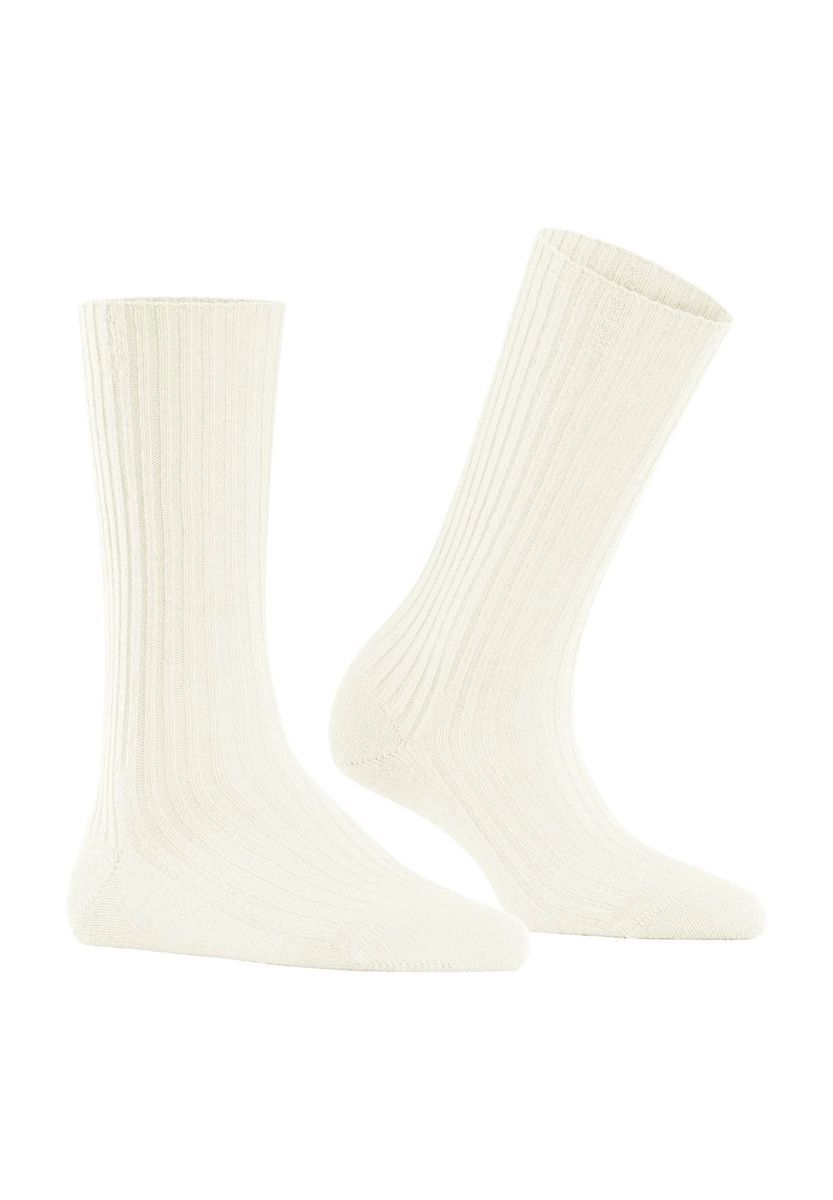 Rippstrick-Stiefelsocken aus Merinowolle
