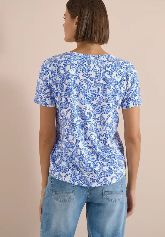 T-Shirt mit Paisley-Print