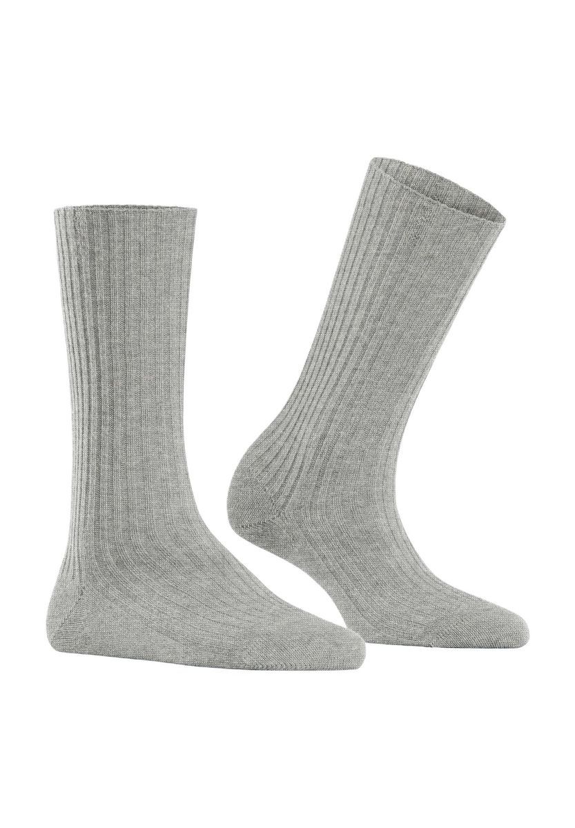 Gemütliche gerippte Wollsocken für Boots
