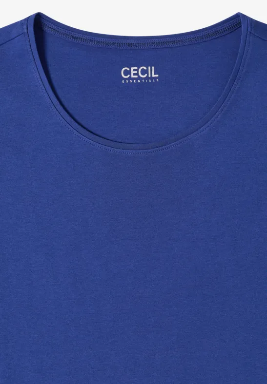 Essentielles Rundhals-T-Shirt aus Baumwolle