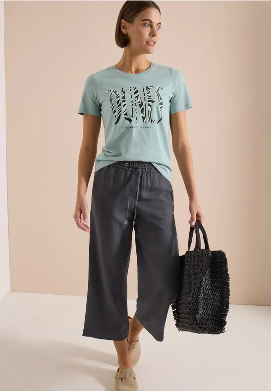 T-Shirt aus Baumwolljersey mit Grafikprint