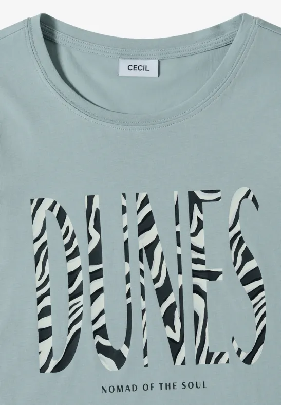 T-Shirt aus Baumwolljersey mit Grafikprint
