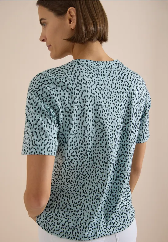 Grafisch gemustertes Tunika Shirt