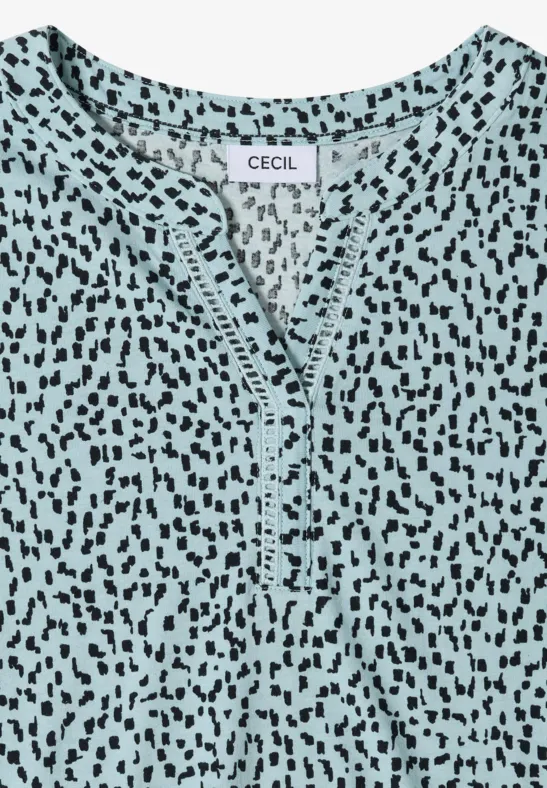 Grafisch gemustertes Tunika Shirt