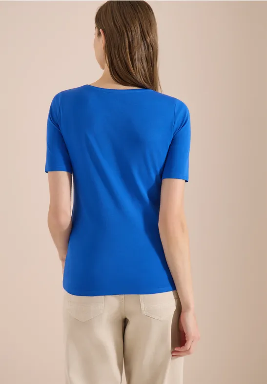 Klassisches T-Shirt mit Rundhalsausschnitt