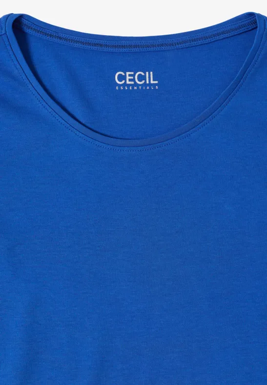 Klassisches T-Shirt mit Rundhalsausschnitt